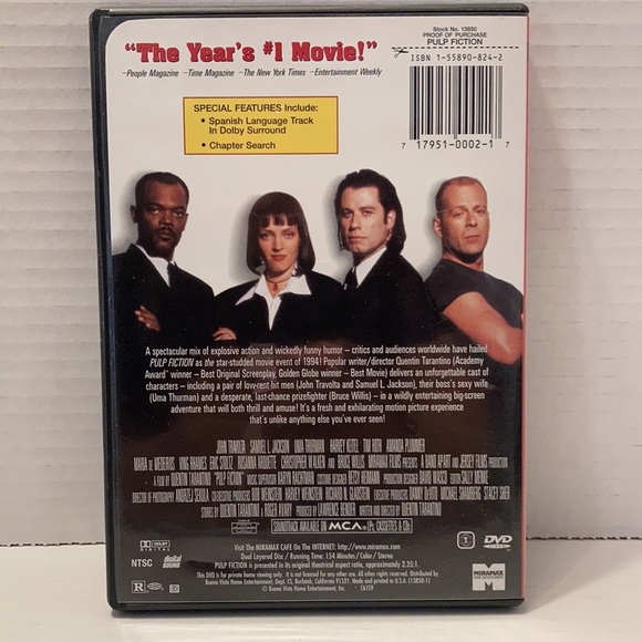 🛍️ Pulp Fiction dvd - Picture 2 of 4
